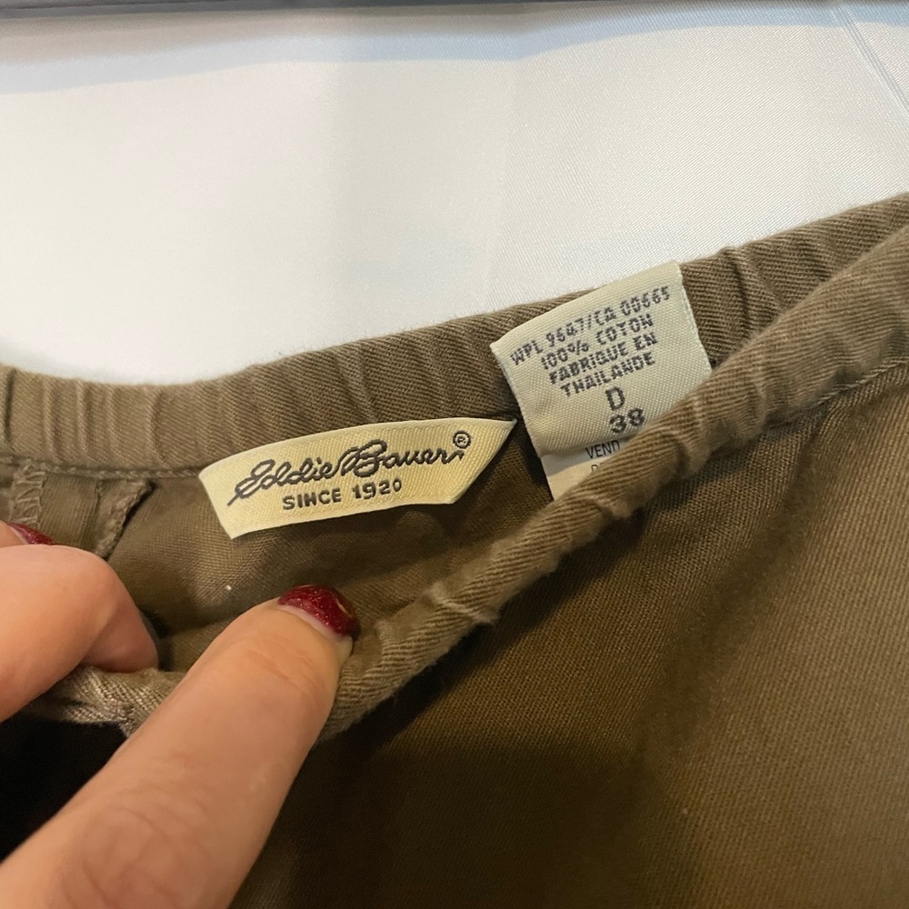 Eddie Bauer/ Olive Green cotton pants​​​​​​​​​​​​ - Picture 4 of 8